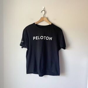 Peloton Women's Black Century 100 miles Tee Size Medium M
